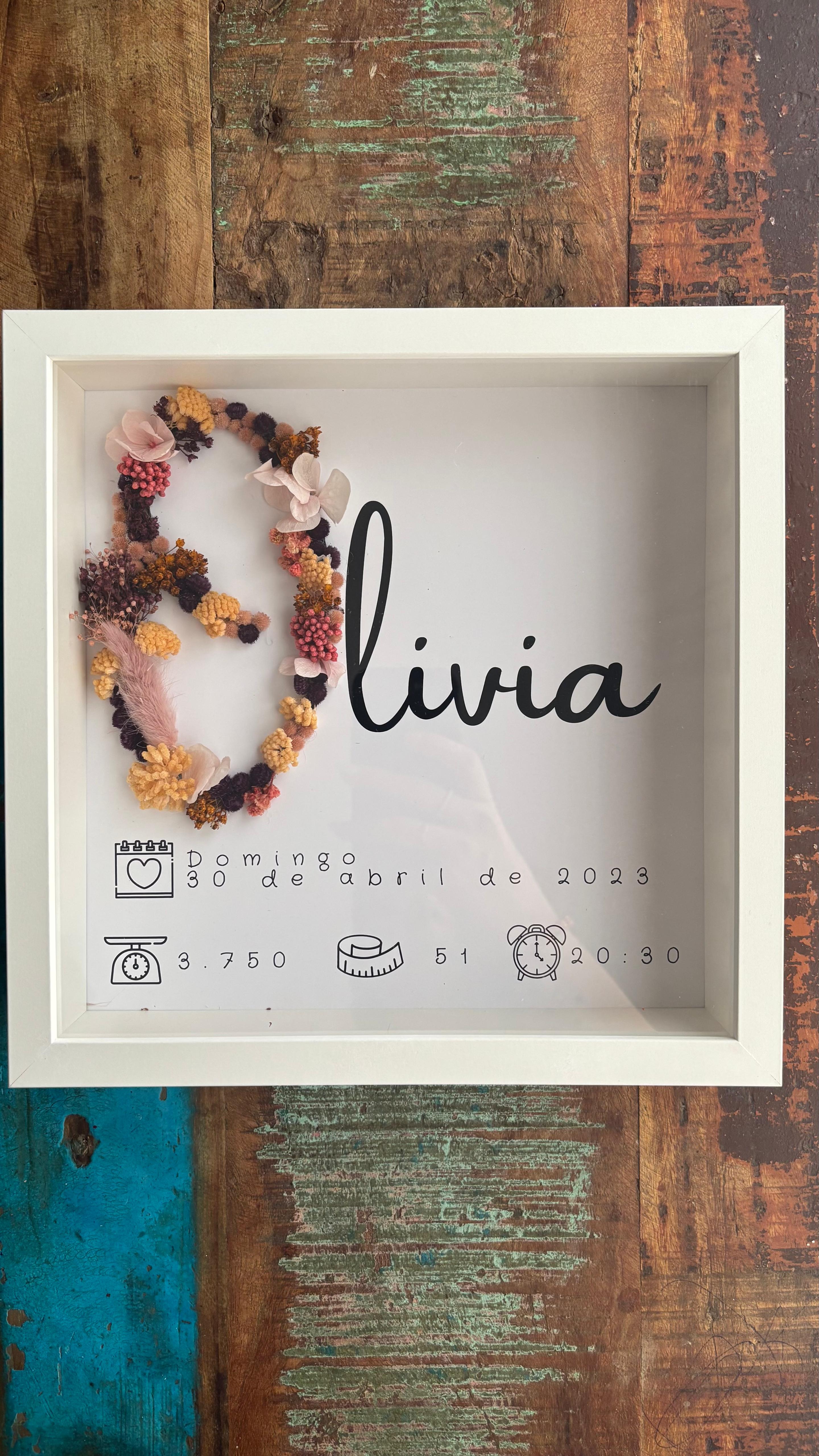 Cuadro nacimiento Bebé