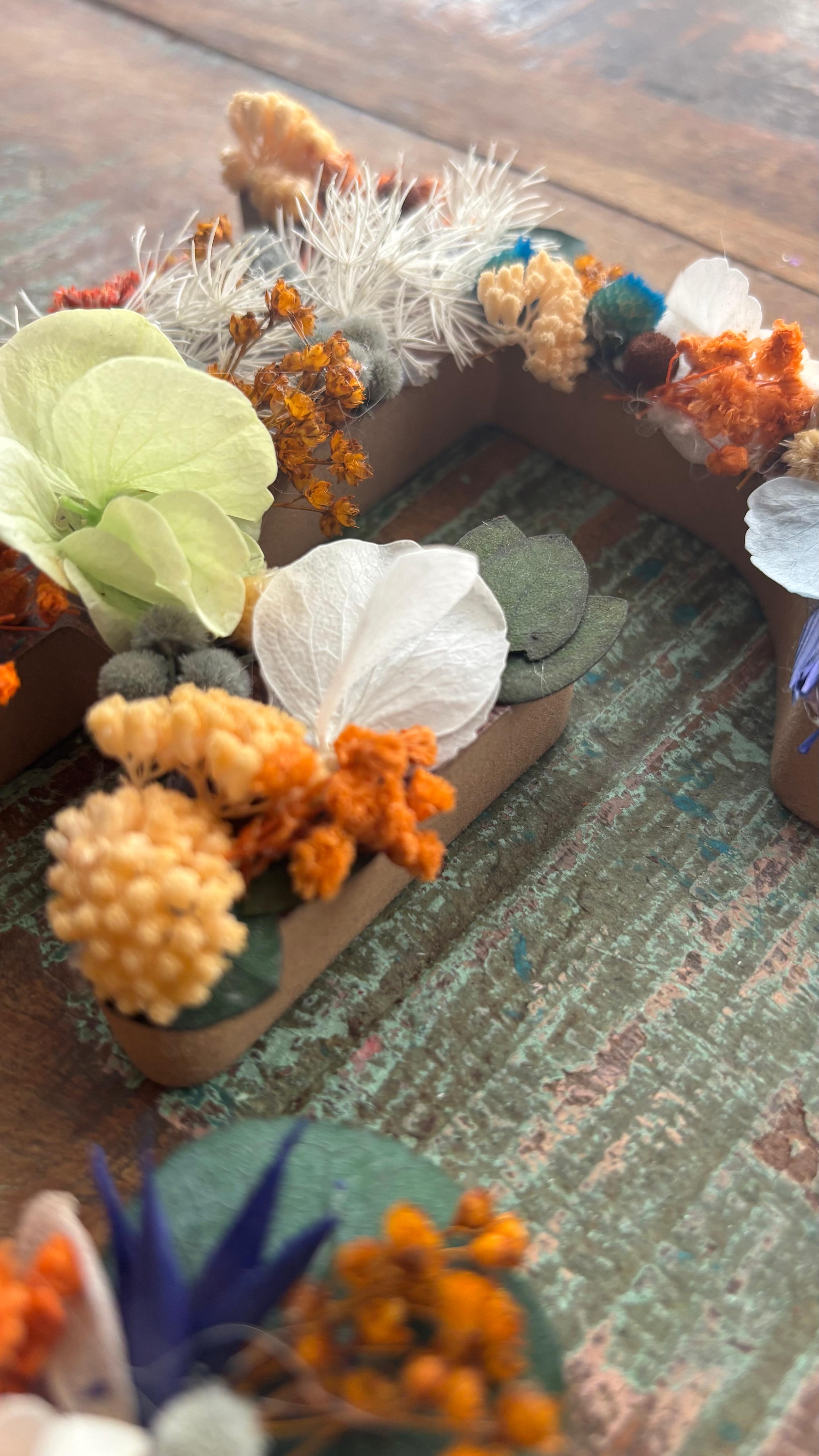 Inicial floral completa