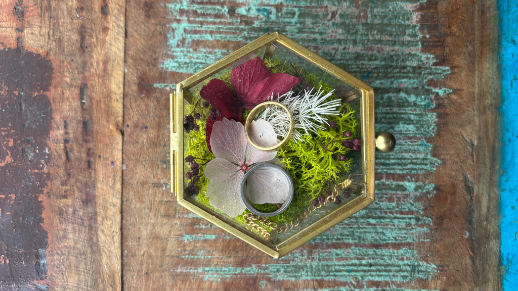 Porta alianzas exagonal