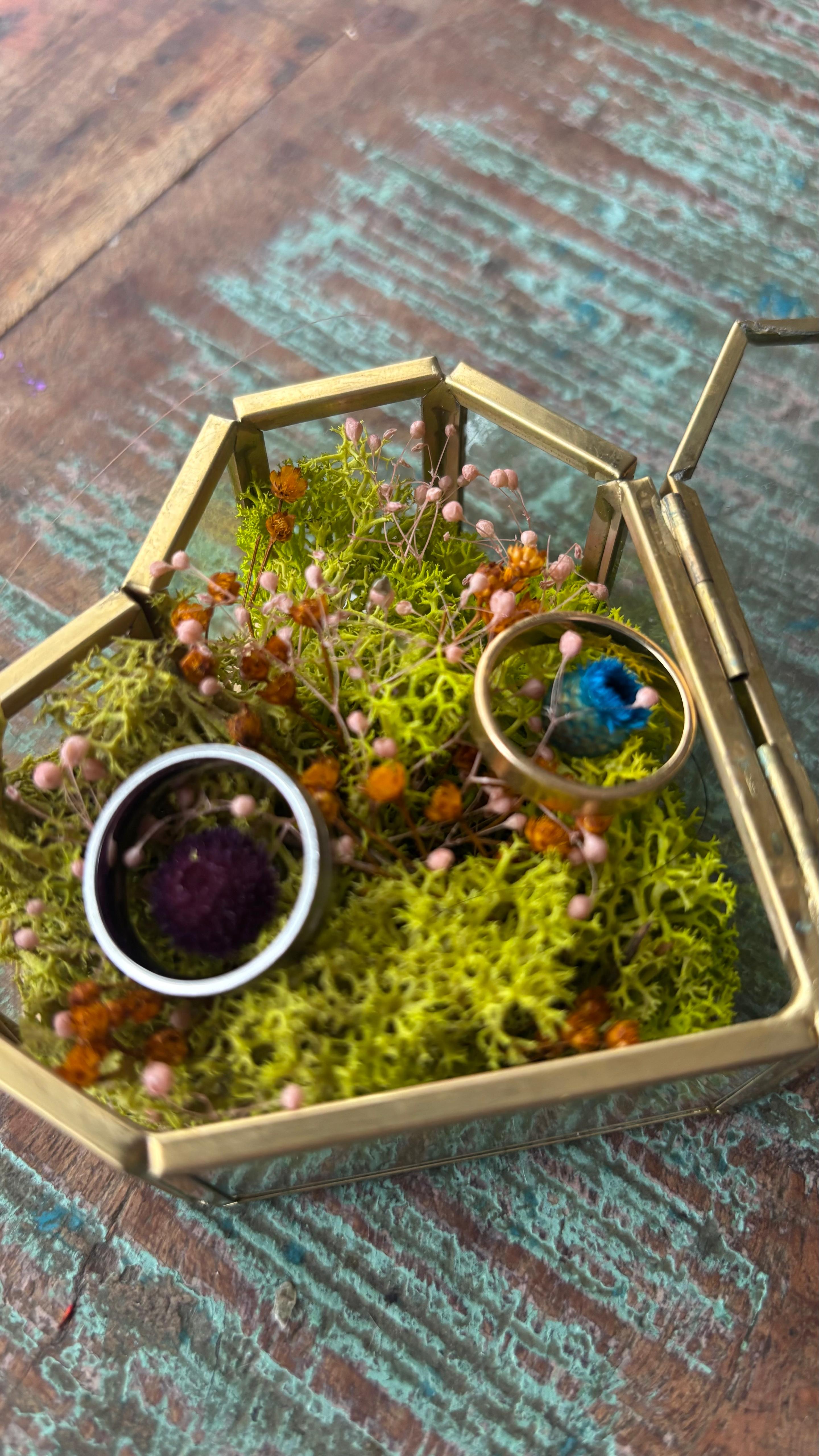 Porta alianzas corazón