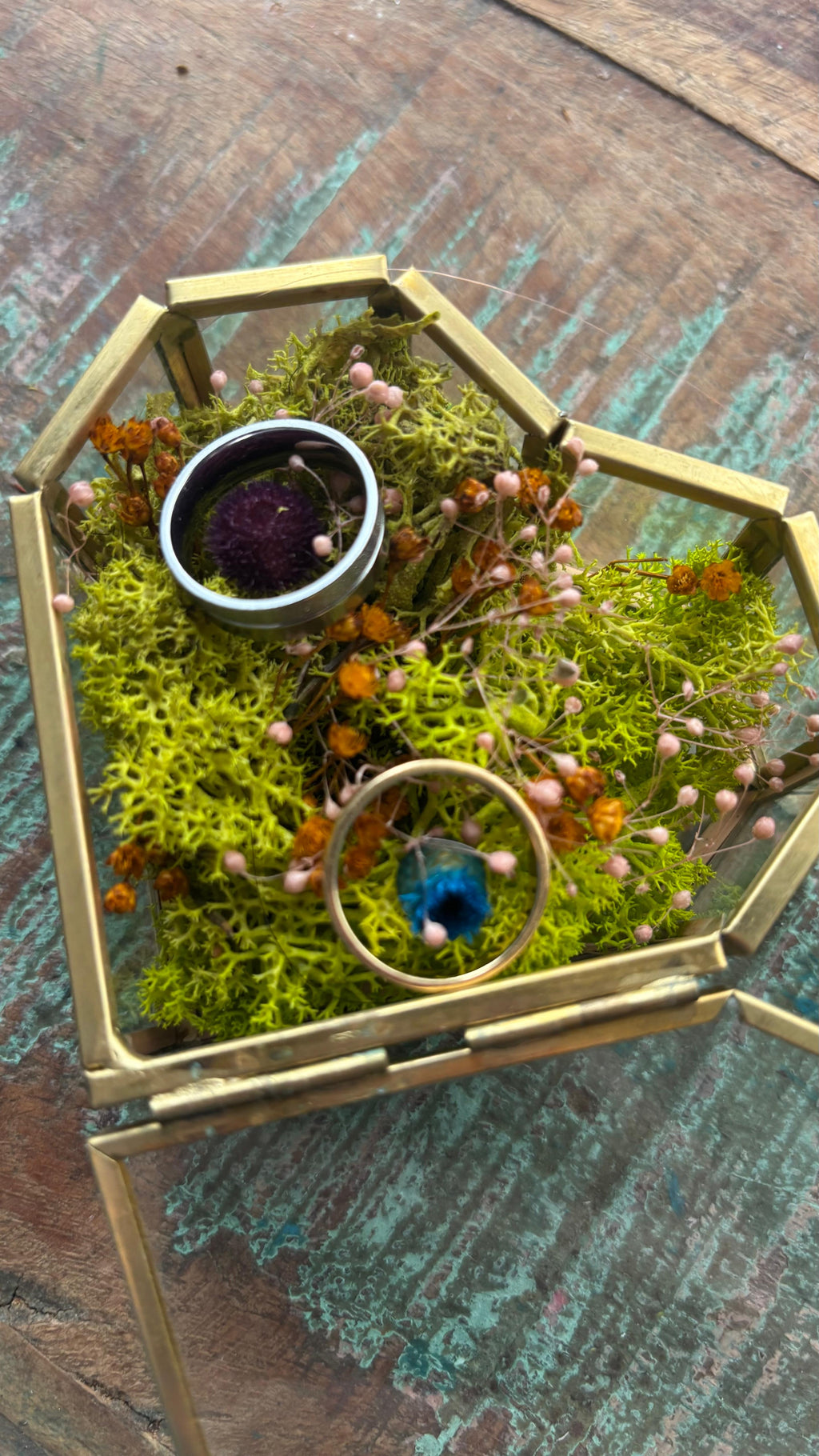 Porta alianzas corazón